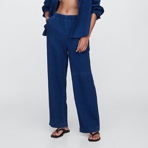 Gap Gauze Pull-On Wide Leg Pant